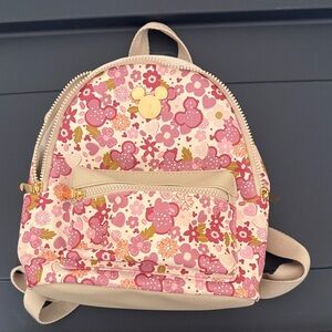 Disney mini bag flower print 2 pockets